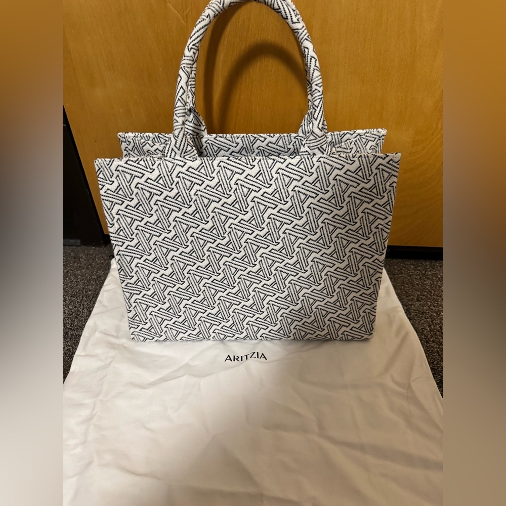Aritzia Monochrome Tote Bag